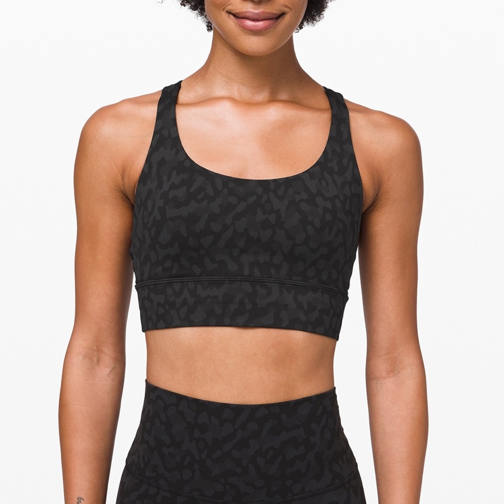 Lululemon Energy Bra (Formation Camo Deep Coal)